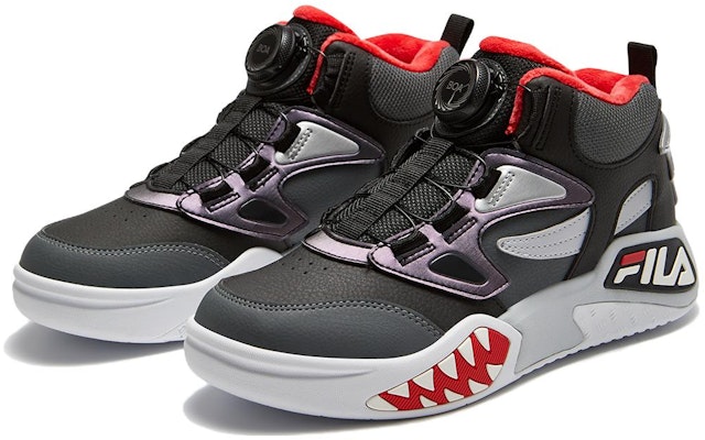 (Youth) FILA FUSION Desperado Vintage Shoes 'Black Grey Red' K15B341308FBD Lookbook (Youth) FILA FUSION Desperado Vintage Shoes 'Black Grey Red' K15B341308FBD