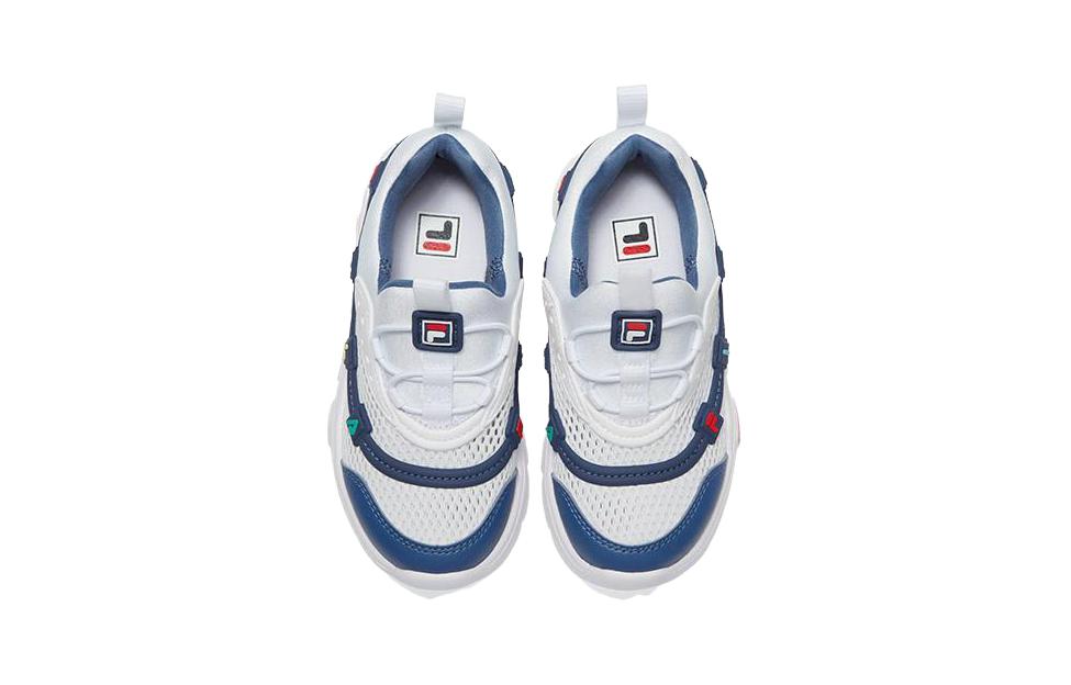 Lookbook (PS) 휠라 구미 라이트 스니커 '화이트 네이비' K14B322424RWB