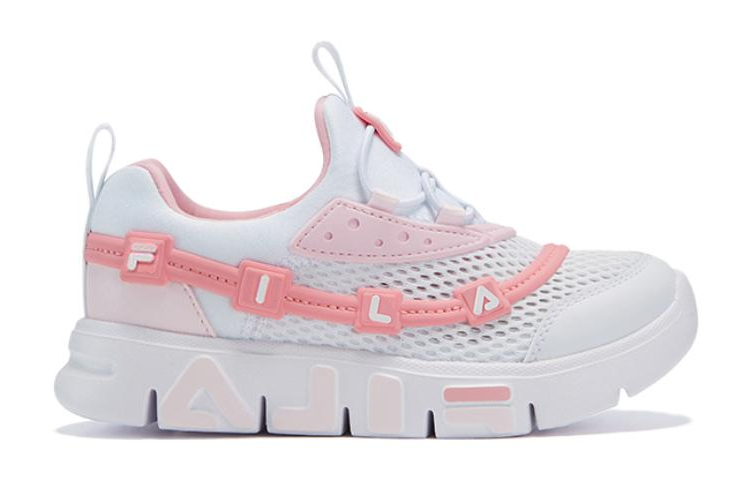 Order 中童 FILA斐樂 防踢減震 兒童訓練鞋 粉白