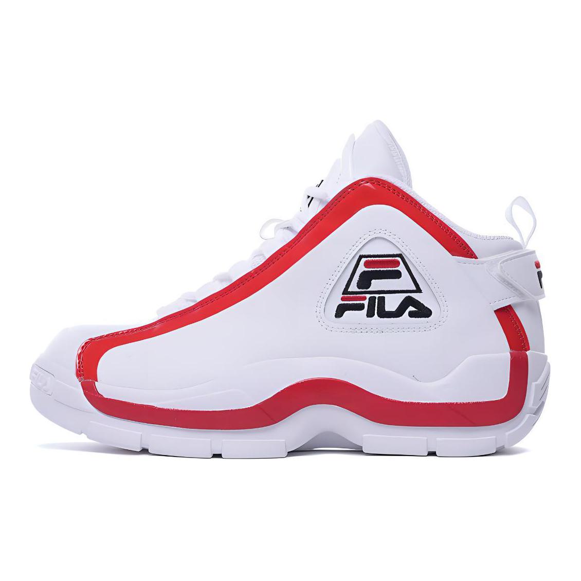 (Preschool) FILA Grant Hill 2 Mid 'White Red' 3BM00624-114