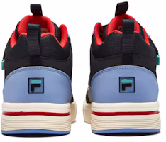 Shop 大童 FILA 斐樂 舒適百搭 防滑耐磨 兒童板鞋 傳奇藍銀灰色