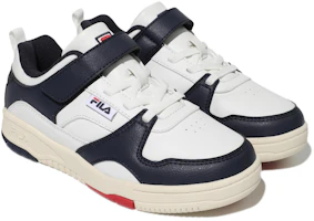Lookbook 中童 FILA 斐樂 Heritage 舒適百搭 防滑輕便 低幫 兒童板鞋 白黑 韓版