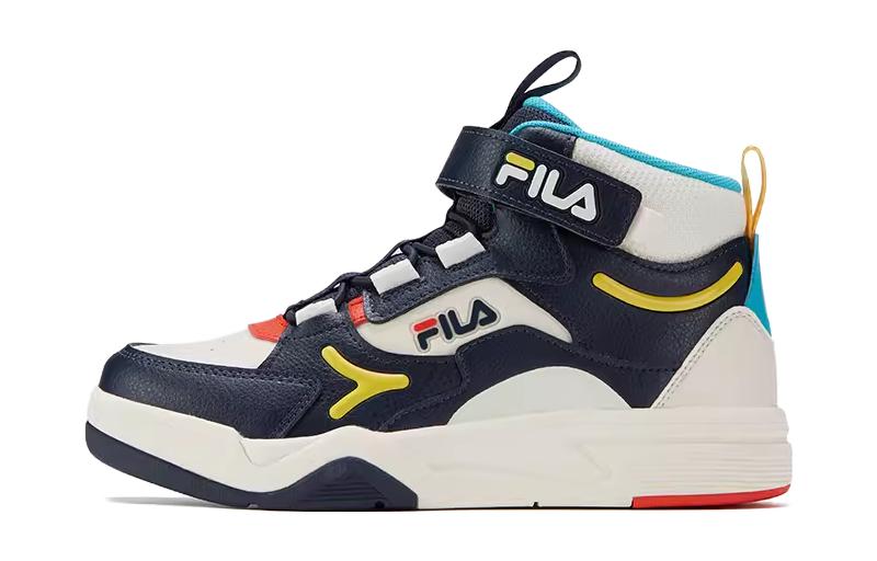 (Preschool) FILA High-Top Sneakers 'Dark Grey Milk White' K15B241304FMG