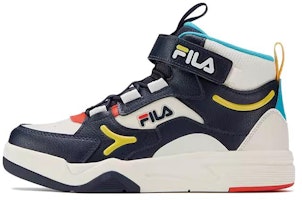 (Preschool) FILA High-Top Sneakers 'Dark Grey Milk White' K15B241304FMG (Preschool) FILA High-Top Sneakers 'Dark Grey Milk White' K15B241304FMG