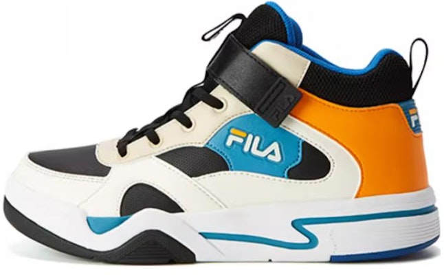 (JR) FILA Sepatu Skate Tinggi Kasual 'Putih Hitam Oranye' K55B141301PBO Buy (JR) FILA Sepatu Skate Tinggi Kasual 'Putih Hitam Oranye' K55B141301PBO