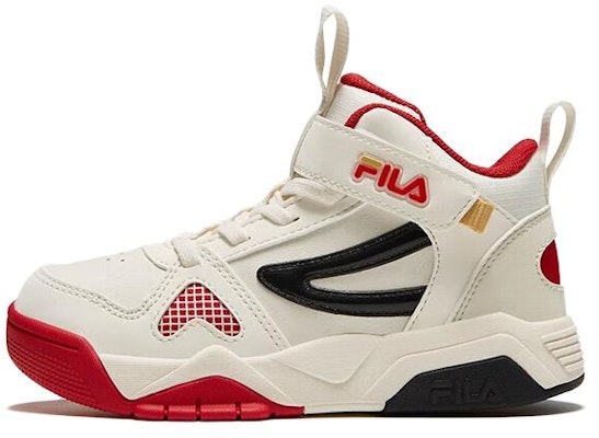 (Preschool) FILA High-Top Skate Shoes 'White Black Red' K14B341301FGR Buy (Preschool) FILA High-Top Skate Shoes 'White Black Red' K14B341301FGR