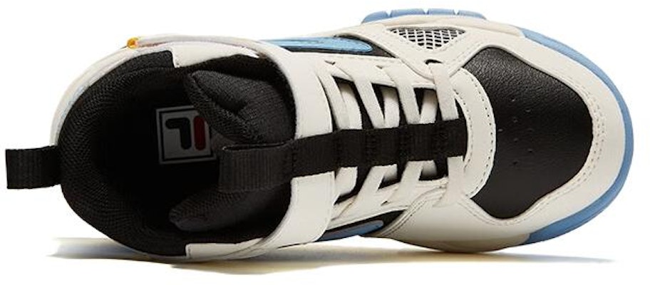 (Youth) FILA High-Top Skate Shoes 'White Black Blue' K14B341301FBG Shop (Youth) FILA High-Top Skate Shoes 'White Black Blue' K14B341301FBG