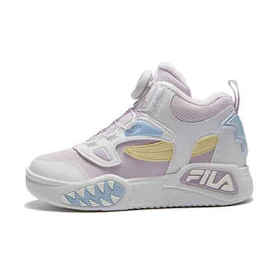 (PS) FILA Lifestyle High-Top Basketball Shoes 'White Pink Blue'