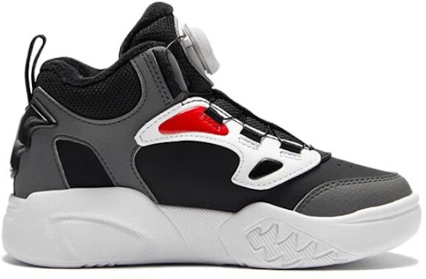 (Preschool) FILA Lifestyle High-Top Basketball Shoes 'Grey Black' K14B341203FBW Order (Preschool) FILA Lifestyle High-Top Basketball Shoes 'Grey Black' K14B341203FBW
