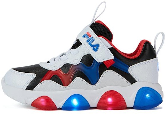 (Preschool) FILA Light-Up Low-Top Running Shoes 'Black Red' K14B311601FBR Buy (Preschool) FILA Light-Up Low-Top Running Shoes 'Black Red' K14B311601FBR