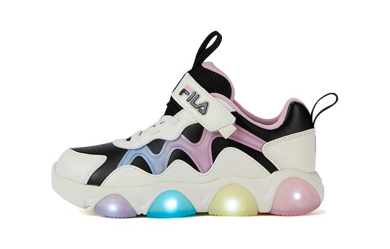 (Preschool) FILA Light-Up Low-Top Running Sneakers 'Milk White' K14B311601FBG
