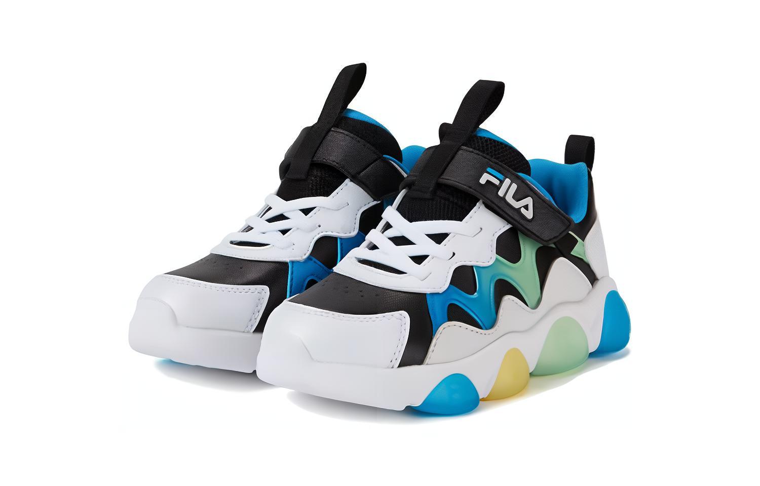 Lookbook (Preschool) FILA Light Up Low 'White Black' K14B311601FBW