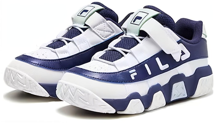 (Preschool) FILA Low-Top Basketball Shoes 'White Navy' K64B331204PGB Order (Preschool) FILA Low-Top Basketball Shoes 'White Navy' K64B331204PGB