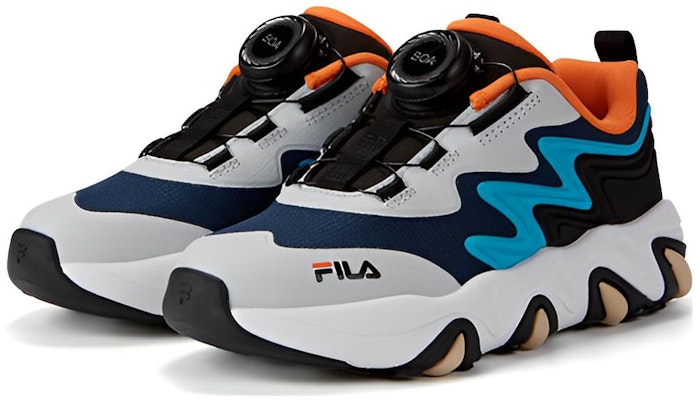 (Preschool) FILA Low 'Blue Grey White' K14B242502FMB Lookbook (Preschool) FILA Low 'Blue Grey White' K14B242502FMB
