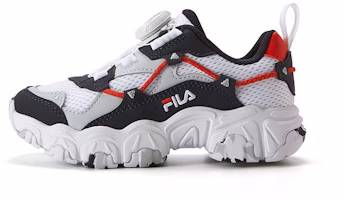 (Preschool) FILA Low 'Cat Claw White Black' K14B131116FWN (Preschool) FILA Low 'Cat Claw White Black' K14B131116FWN