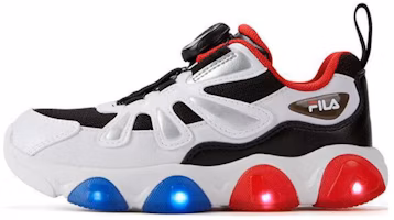 (Preschool) FILA Low 'White Black' K14B242404FBW (Preschool) FILA Low 'White Black' K14B242404FBW