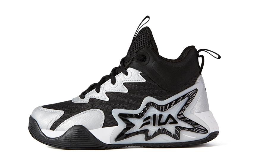 (Preschool) FILA Low Basketball Shoes 'Black Grey' K15B242201FBC