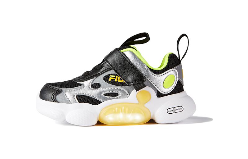 (Preschool) FILA Low-Top Comfort Walkers 'Black Yellow' K13B242404FBD
