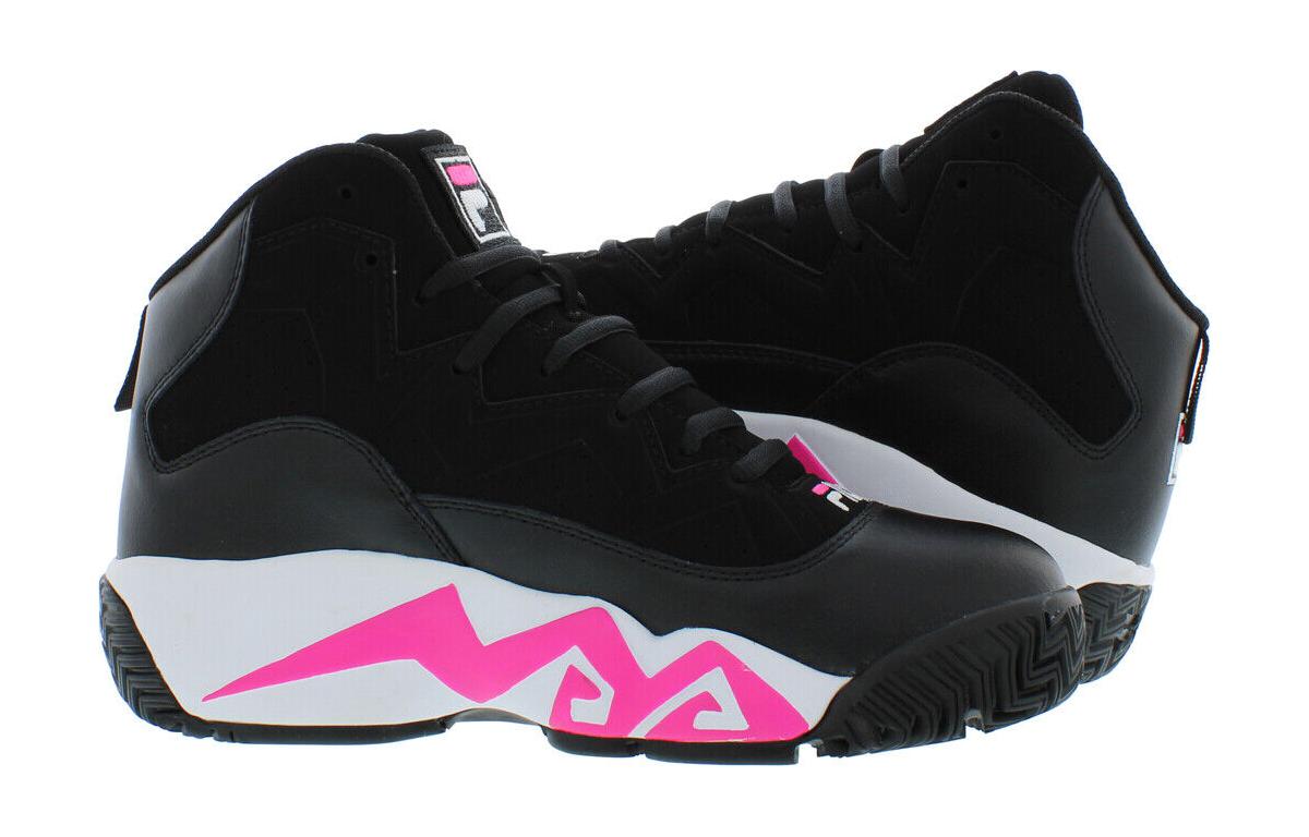 Lookbook 兒童 FILA 斐樂 Mb 耐磨透氣 中幫 兒童籃球鞋 黑色