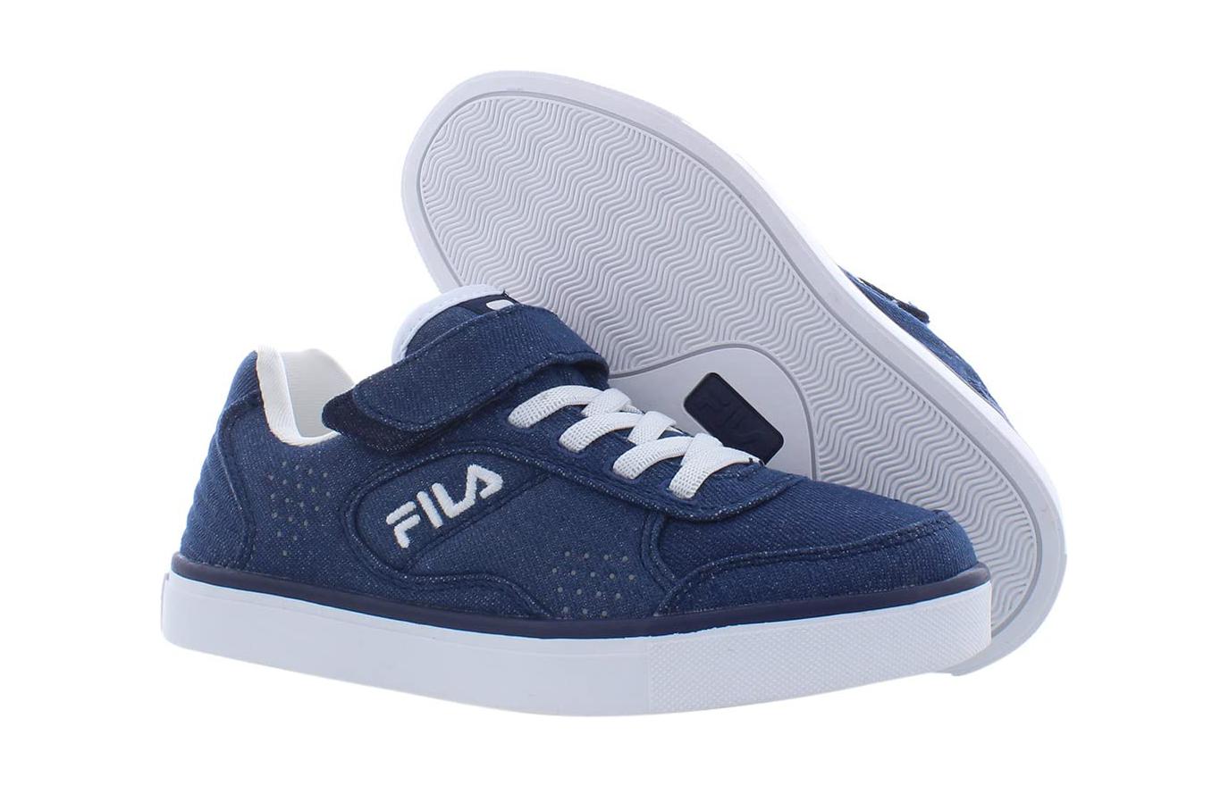 Shop 大童 FILA 斐樂 Memory Enkoro 2 防滑減震輕便 兒童休閒鞋 藍色