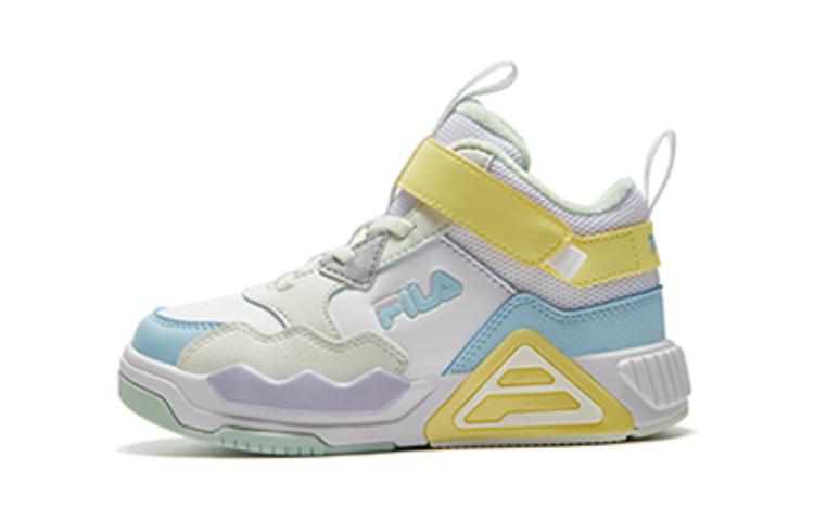 (Preschool) FILA Memphis Board 'White Yellow Blue' K14G341305FWE