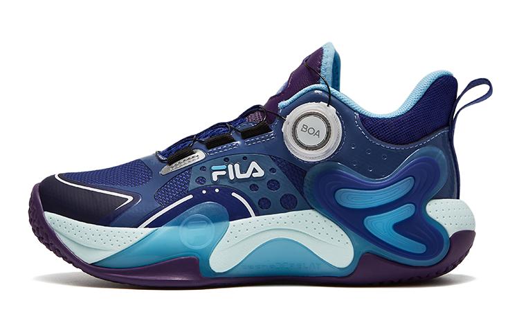 (Preschool) FILA Mid-Top Basketball 'Blue White' K15B332202FMW