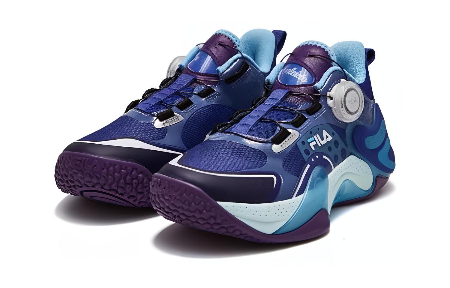 Lookbook (Preschool) FILA Mid-Top Basketball 'Blue White' K15B332202FMW