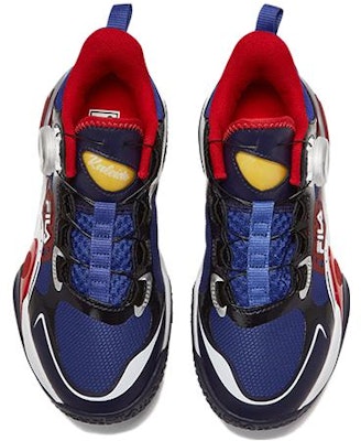 (Preschool) FILA Mid-Top Basketball 'Red White Blue' K15B332202FHS Order (Preschool) FILA Mid-Top Basketball 'Red White Blue' K15B332202FHS