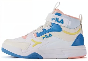 (Preschool) FILA Mid-Top Board Shoe 'Milk White Ground Garment Basket' K15B241304FGL (Preschool) FILA Mid-Top Board Shoe 'Milk White Ground Garment Basket' K15B241304FGL