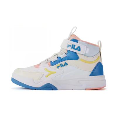 (PS) FILA Mid-Top Board Shoe 'Milk White Ground Garment Basket'