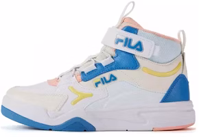 (Preschool) FILA Mid-Top Board Shoe 'Milk White Ground Garment Basket' K15B241304FGL (Preschool) FILA Mid-Top Board Shoe 'Milk White Ground Garment Basket' K15B241304FGL