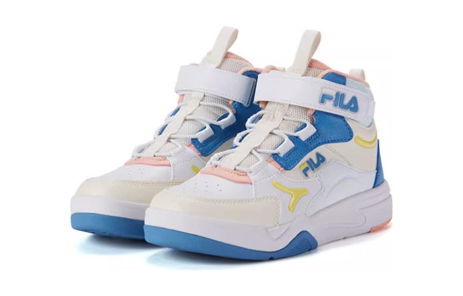 Lookbook (Preschool) FILA Mid-Top Board Shoe 'Milk White Ground Garment Basket' K15B241304FGL