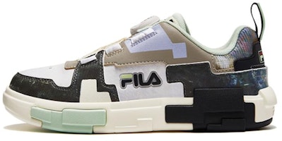 (Preschool) FILA Mid-Top 'Black and Beige' K15B341304FFSN (Preschool) FILA Mid-Top 'Black and Beige' K15B341304FFSN