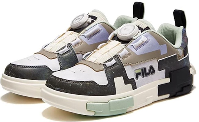 (Preschool) FILA Mid-Top 'Black and Beige' K15B341304FFSN Lookbook (Preschool) FILA Mid-Top 'Black and Beige' K15B341304FFSN
