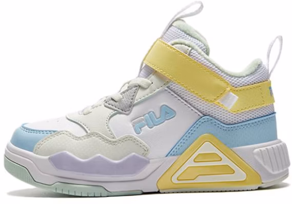 (Preschool) FILA Mid-Top 'White Yellow' K14B341305FWE Buy (Preschool) FILA Mid-Top 'White Yellow' K14B341305FWE