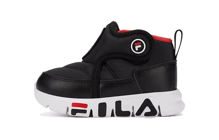 (Preschool) FILA Mid-Top Black and White 'Comfort Casual' K13B242971PBW