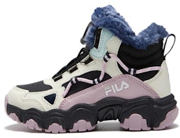 (Youth) FILA High Top Shoes 'Black White Pink' K14B342905PNF (Youth) FILA High Top Shoes 'Black White Pink' K14B342905PNF