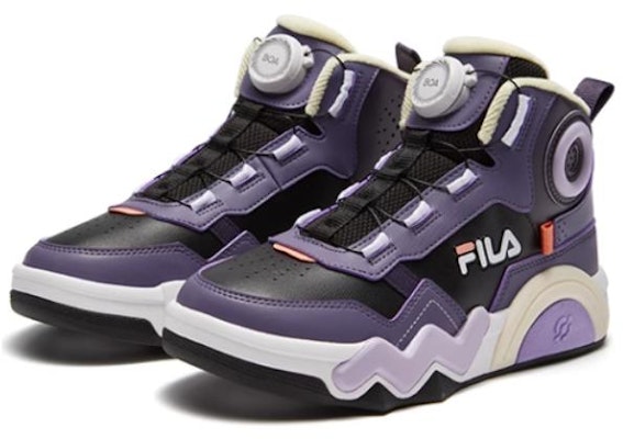 (Preschool) FILA Mid-Top Running Shoes 'Black Purple Comfort' K15B341306FBC Lookbook (Preschool) FILA Mid-Top Running Shoes 'Black Purple Comfort' K15B341306FBC