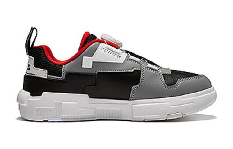 (Youth) FILA Fashion Brick Skate Shoes 'White Grey Black' 圖 2