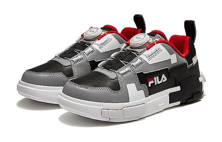(Youth) FILA Fashion Brick Skate Shoes 'White Grey Black' 圖 3