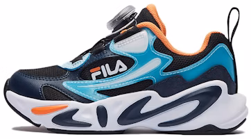 (Preschool) FILA Mind 7 'Black Blue Orange' K14B411101FBD (Preschool) FILA Mind 7 'Black Blue Orange' K14B411101FBD