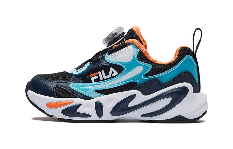 (Preschool) FILA Mind 7 'Black Blue Orange' K14B411101FBD