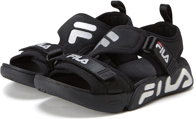 (Preschool) FILA Performance FPF Sandals 'Black White' K15B222801FBS Lookbook (Preschool) FILA Performance FPF Sandals 'Black White' K15B222801FBS