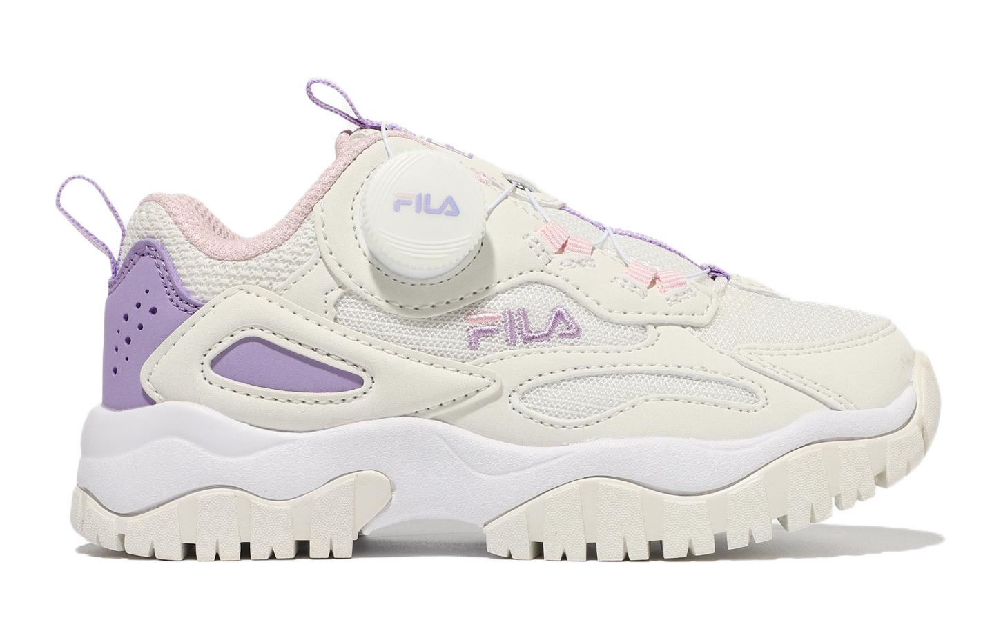 Order (PS) (幼児用) FILA レイ トレーサー トライアル 'ホワイトパープル' XM01796F139 XM01796F139