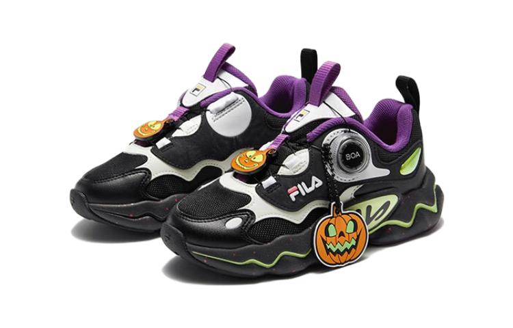 (PS) FILA Classic Running Shoes 'Black Grey Purple' 圖 3