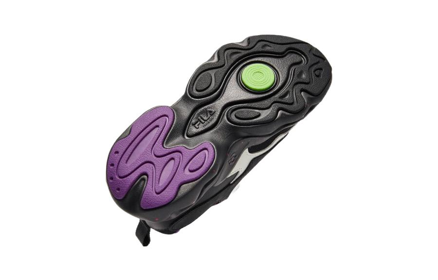 (PS) FILA Classic Running Shoes 'Black Grey Purple' 圖 6