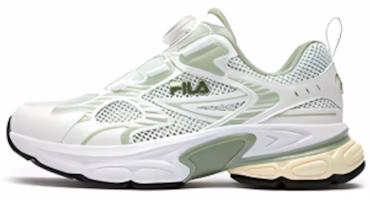 (Preschool) FILA Retro Running Low 'White Green' K15B421106-ZW (Preschool) FILA Retro Running Low 'White Green' K15B421106-ZW