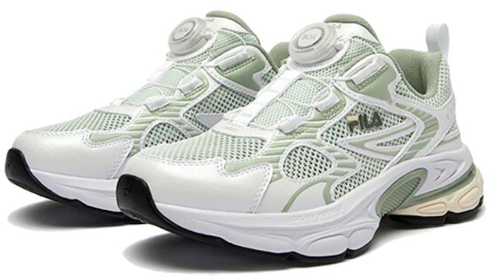 (Preschool) FILA Retro Running Low 'White Green' K15B421106-ZW Lookbook (Preschool) FILA Retro Running Low 'White Green' K15B421106-ZW