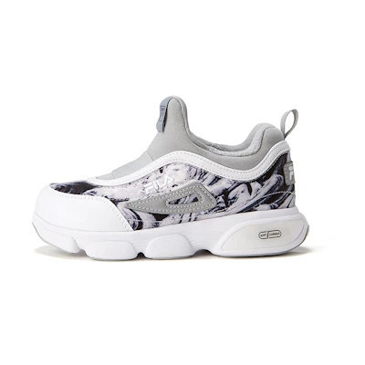 (PS) FILA Retro Running Shoes 'Grey White'