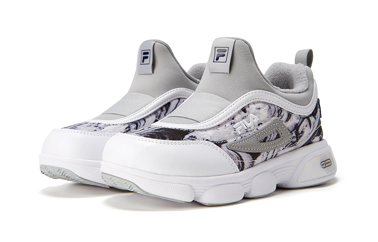 (PS) FILA Retro Running Shoes 'Grey White' 圖 2